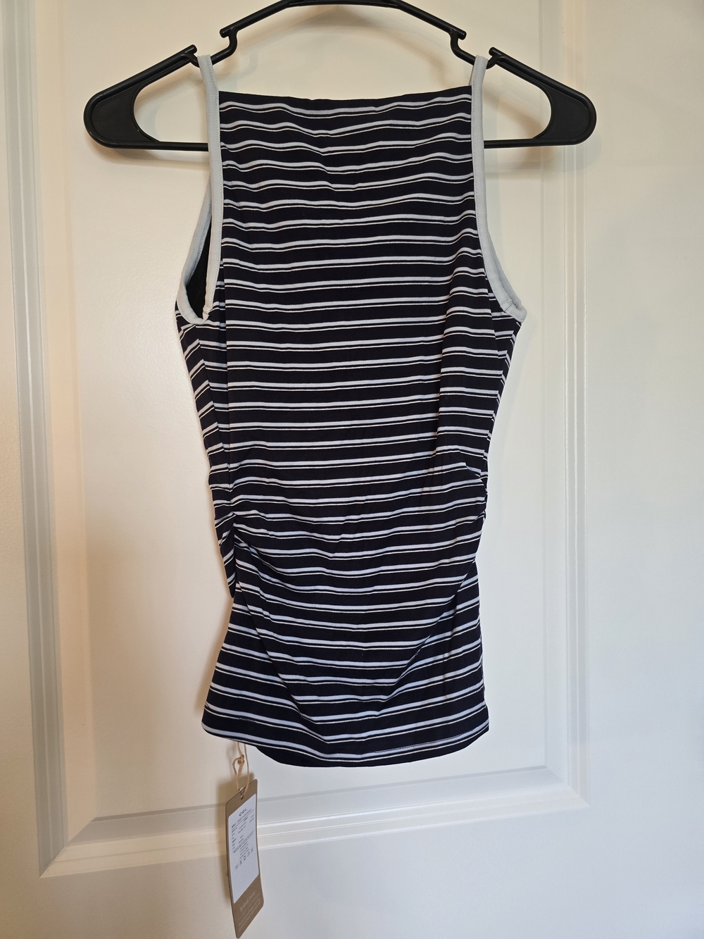 OGL 2Pcs Set Striped Spaghetti Bra Top & Low Rise Striped Midi Skirt - Picture 9 of 12
